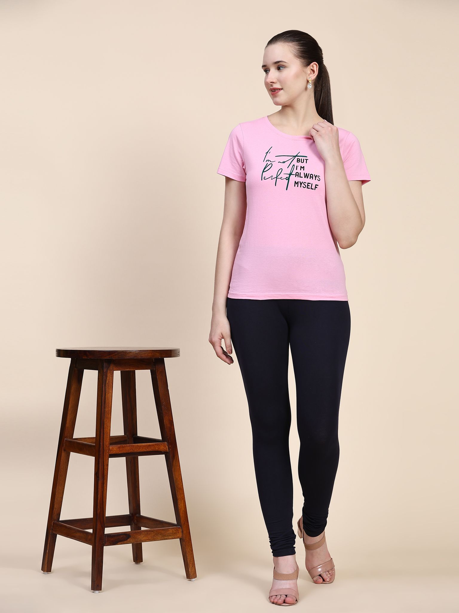 OUTFLITS Ladies Printed Tshirt