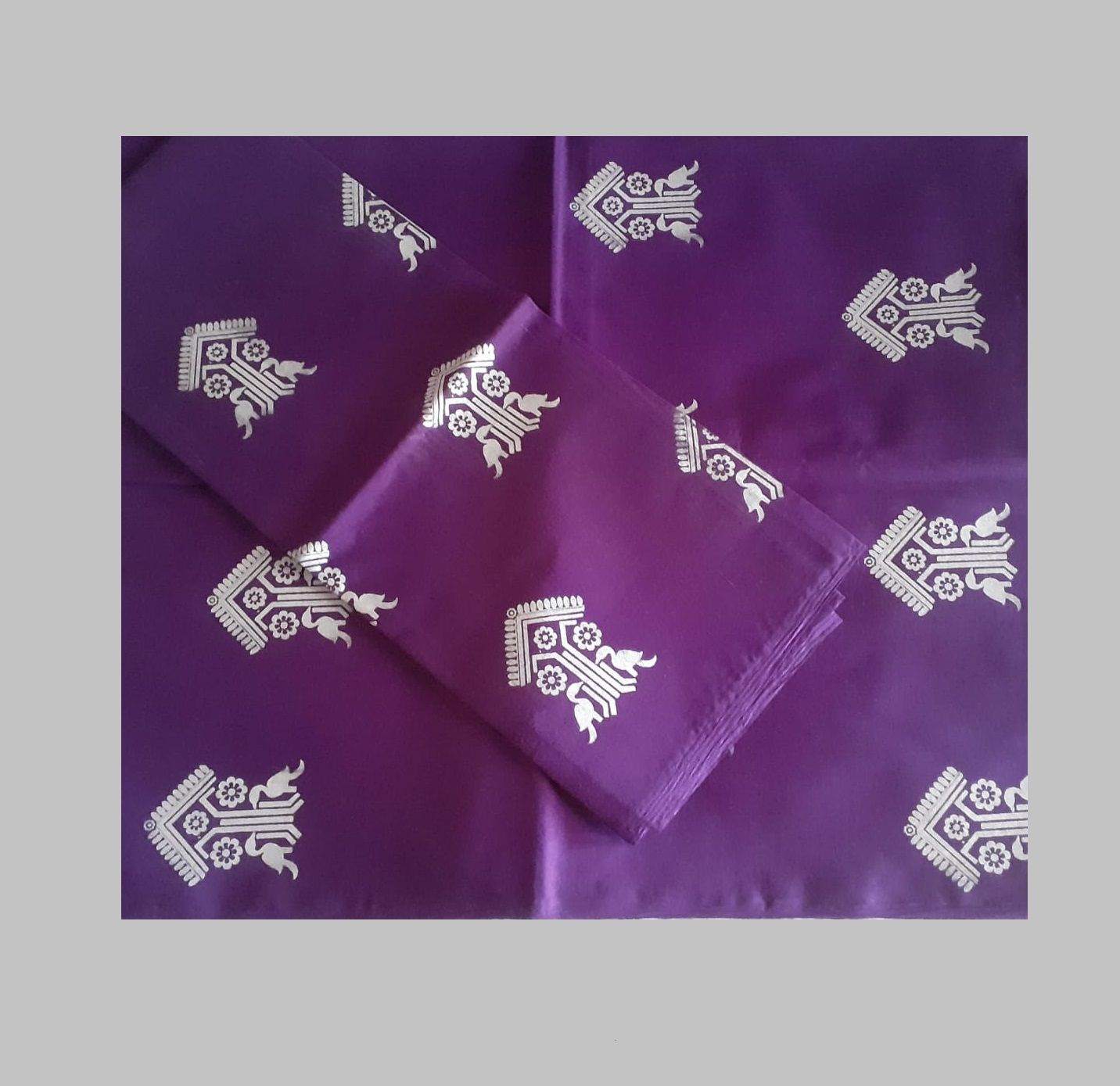 ASSAMESE MEKHELA CHADOR | COTTON JURA | WOVEN COTTON BLENDED