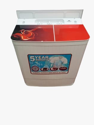 DAD Shop Semi-Automatic Washing Machine 7.5 kg DSW 7500 FG RED Wave