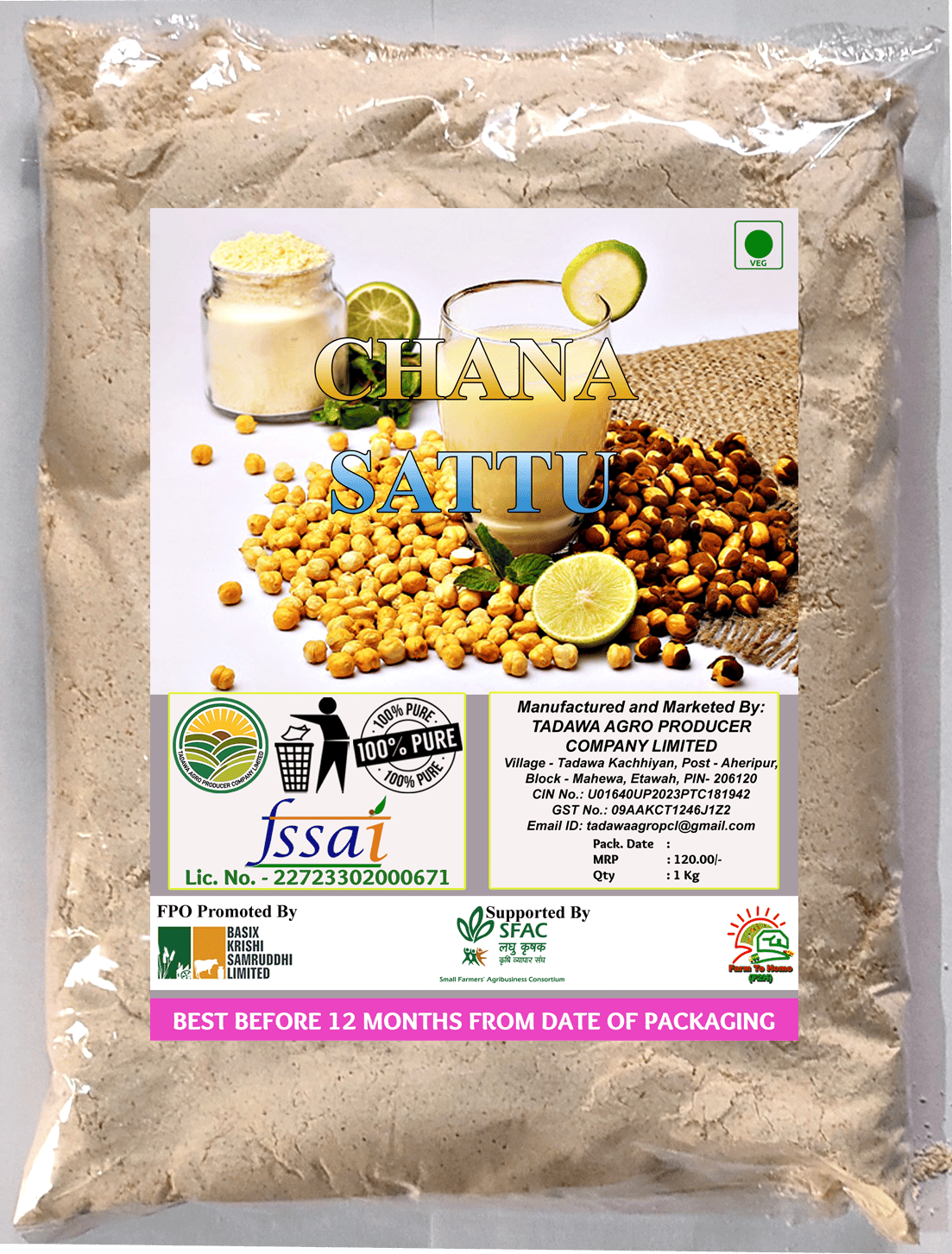 Chana Sattu | Gram Sattu | 1Kg