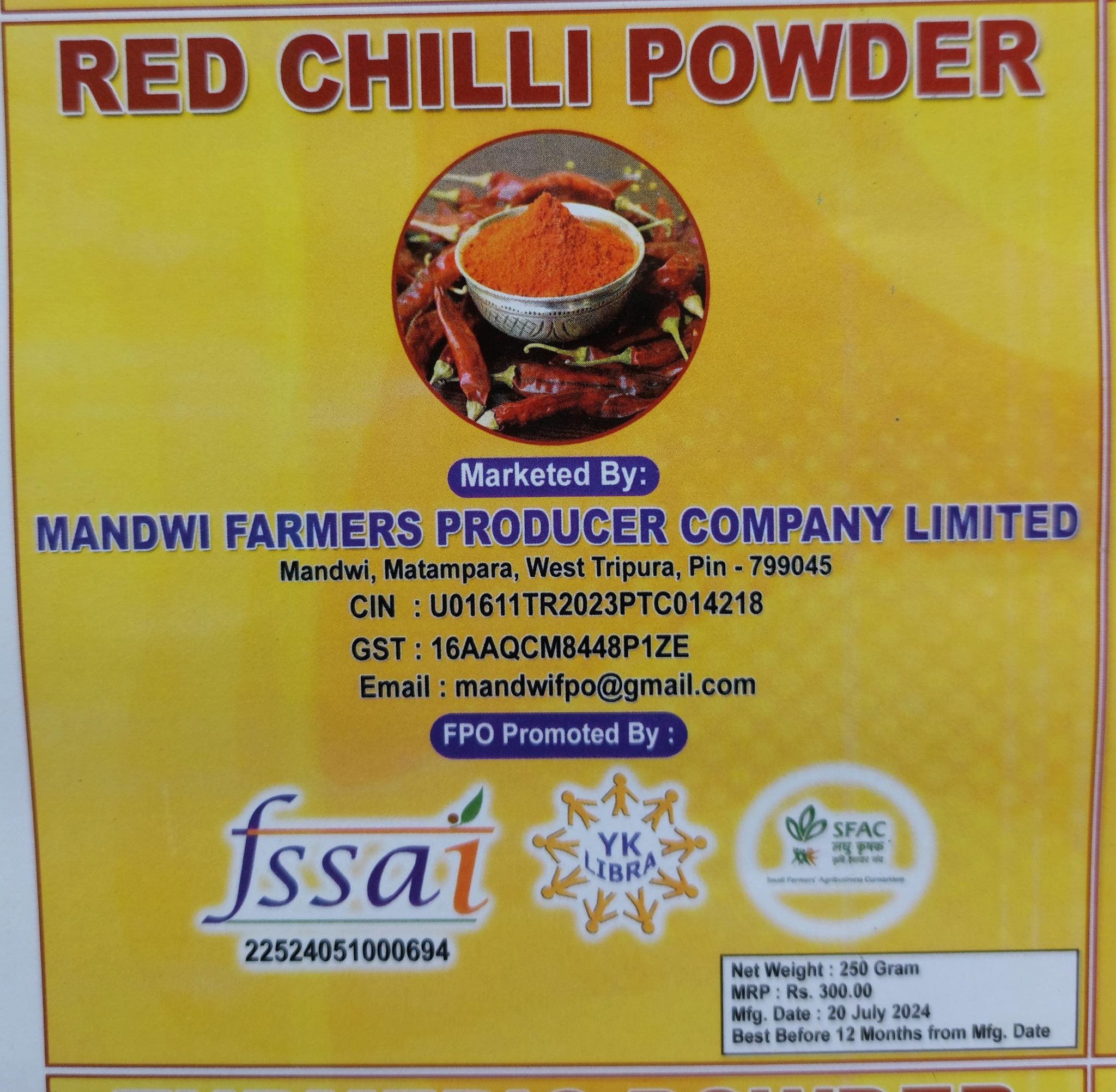 Hilly Red Chilli Powder