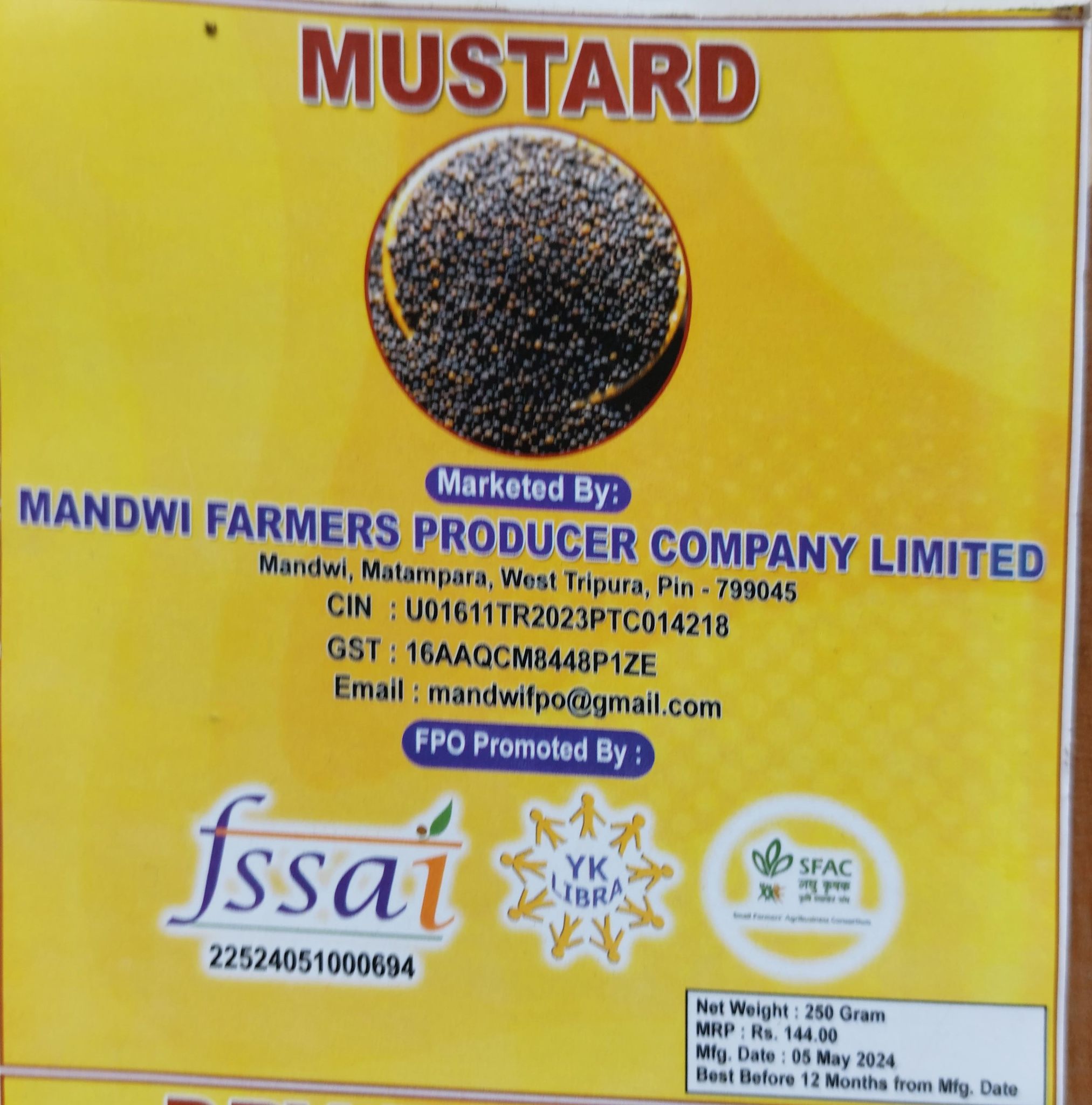 Tripura Black Mustard