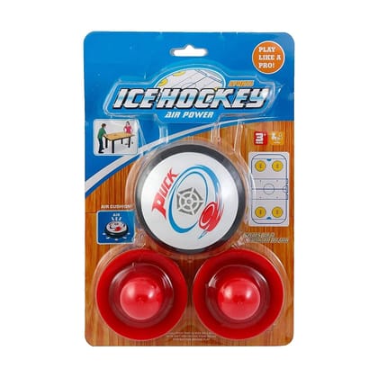 KTRS ENTERPRUSE Air Hockey Hover Ball Mini Soccer Disk Ball Football Sport Toy Set for Children above 3 Years