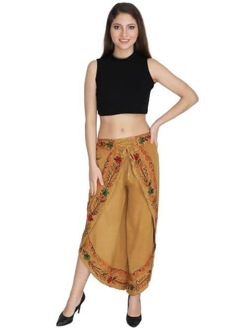 Rayon Women's Regular Fit Relaxed Yoga Fitness Dhoti Pants