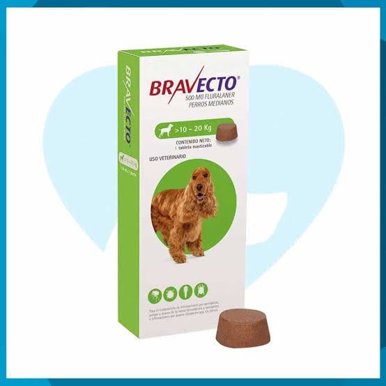 Bravecto Chewable Tablets for Dogs 500 mg