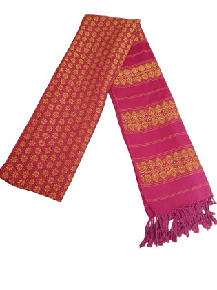 Bodo traditional cotton fusra(dupatta)