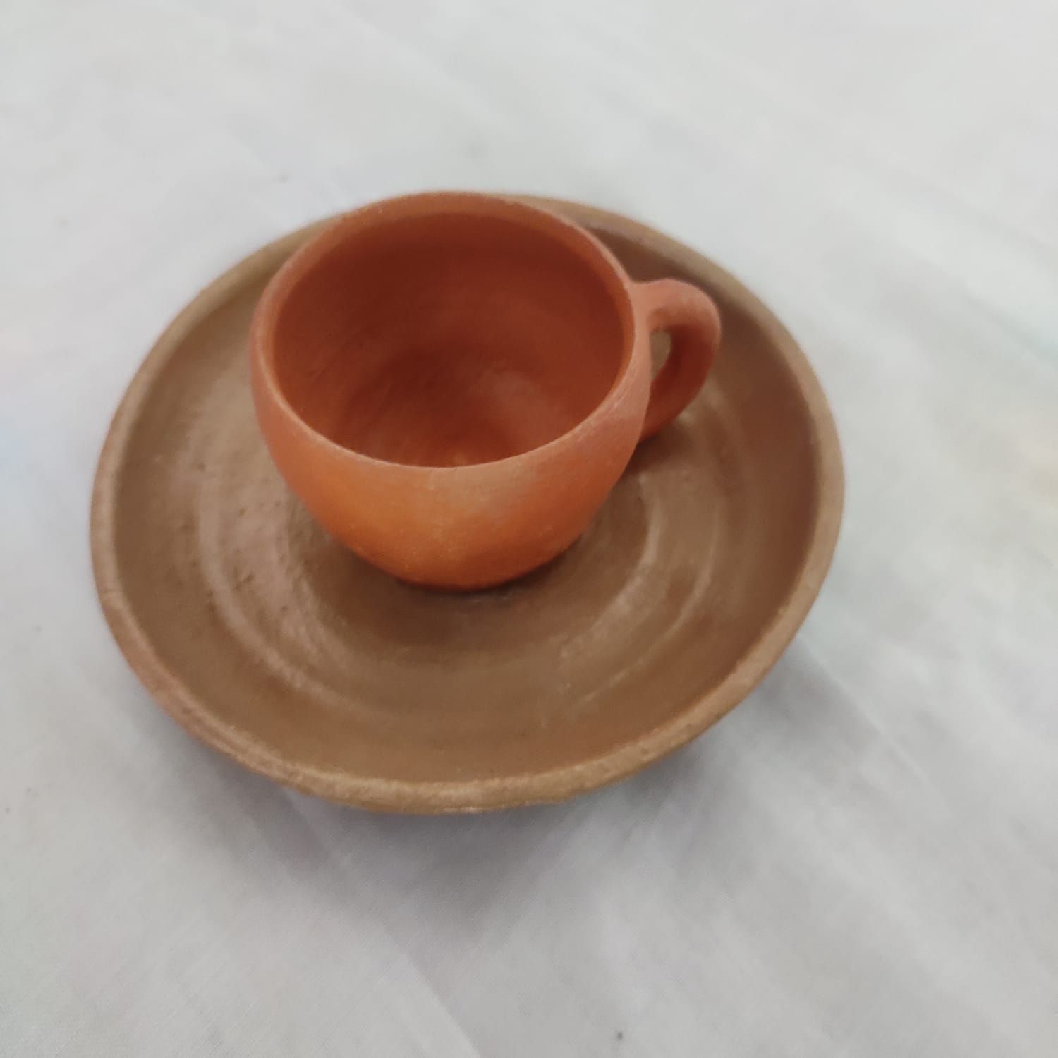 CLAY CUP-PLATE SET