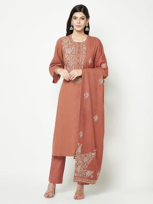 Rust Kurta With Spark Rust