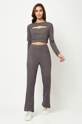 Grey Cut-out Co-ord Set