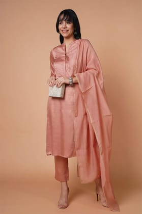 Rose Gold Kurta Set of 3