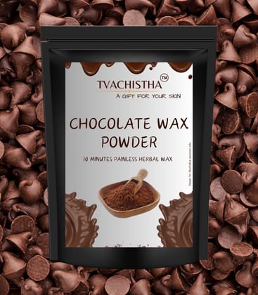 Tvachistha Chocolate Hair Removal Wax Powder, 10 Min Full Body Wax for Women, Pack of 1