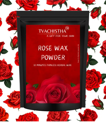 Tvachistha Rose Hair Removal Wax Powder, 10 Min Full Body Wax for Women, Pack of 1