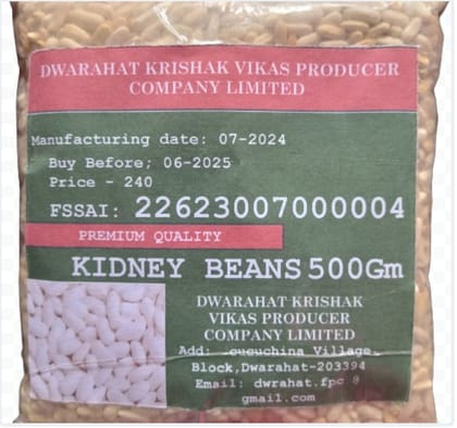 Uttarakhand Famouse white kidney beans