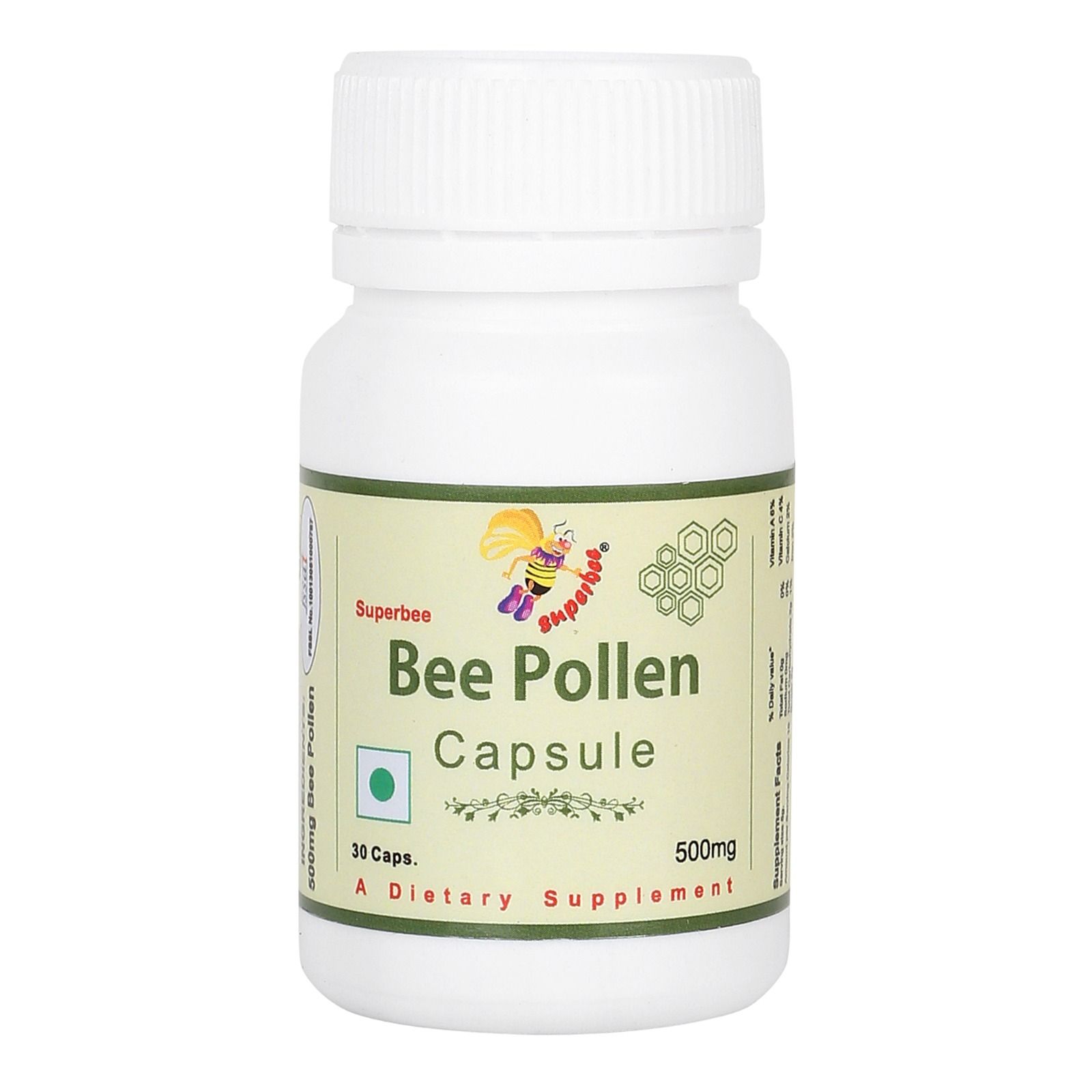 Superbee bee Pollen capsule 30pcs pack of 1