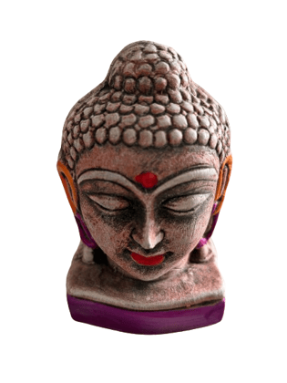 ASOMI HANDCRAFTED BUDDHA HEAD STATUE