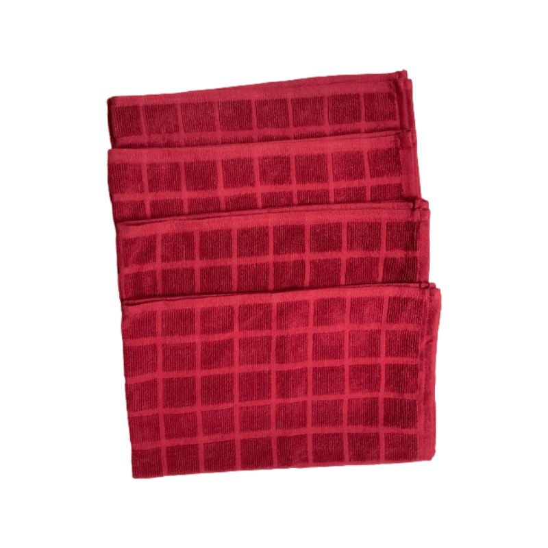 Cotton Lunch /Hand Towel  | Maroon | Size – 15 x 25 Inches | Lunch / Hand Towel-08