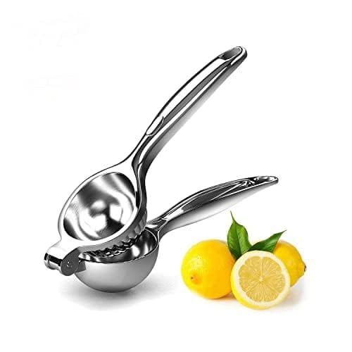 NEWWAY KITCHEN AND HOME APPLIANCE Stainless Steel Finish (ZINC) Heavy Quality Lemon Squeezer With Comfortable Handle For Extracting Lemon Juice. Modern Kitchen Tool. 300 GRAM Heavy Quality ( Pack Of 1 )