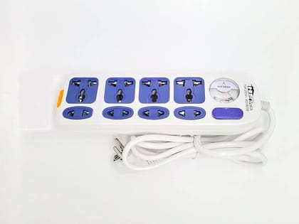 Long Cable Electricals Surge Protection Extension Cord Board 8 Sockets