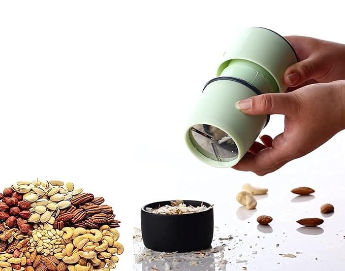 Dry Fruit and Paper Mill Grinder Slicer, Chocolate Cutter and Butter Slicer with 3 in 1 Blade, Standard, Multicolo