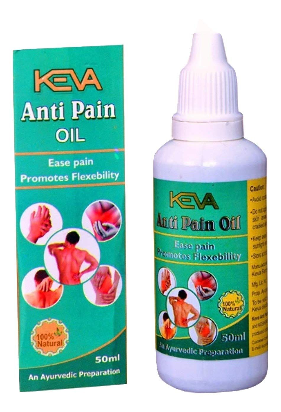 Keva Anti Pain Oil Combo (Pack of 4) For Men & women -200 ml(4*50ml)