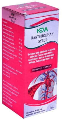 Keva Raktshodhak Syrup/Blood Purifier Tonic For Support Healthy Liver Functions