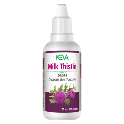 Keva Milk Thistle Drops in 30 ml Support Liver Health and Improves Digestion