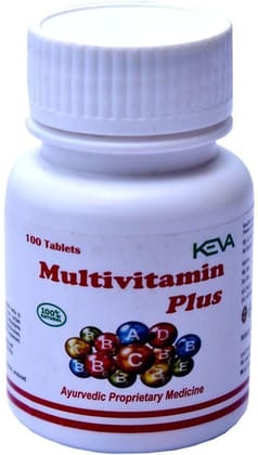 Keva M V Tablet With Multivitamins, Calcium, Zinc & Natural Ginseng 100 Tablets (Pack Of 2 (200 Tablets))