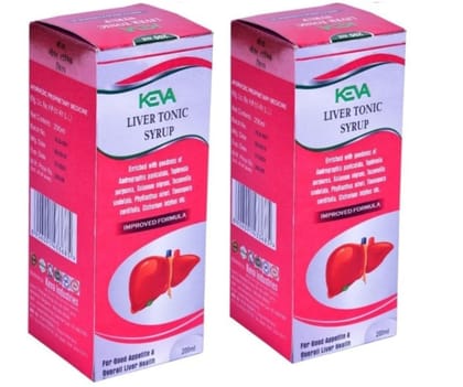 Keva Primium Liver Tonic Syrup For Healthy Liver & Digestive Support in 200ML PACK OF 2