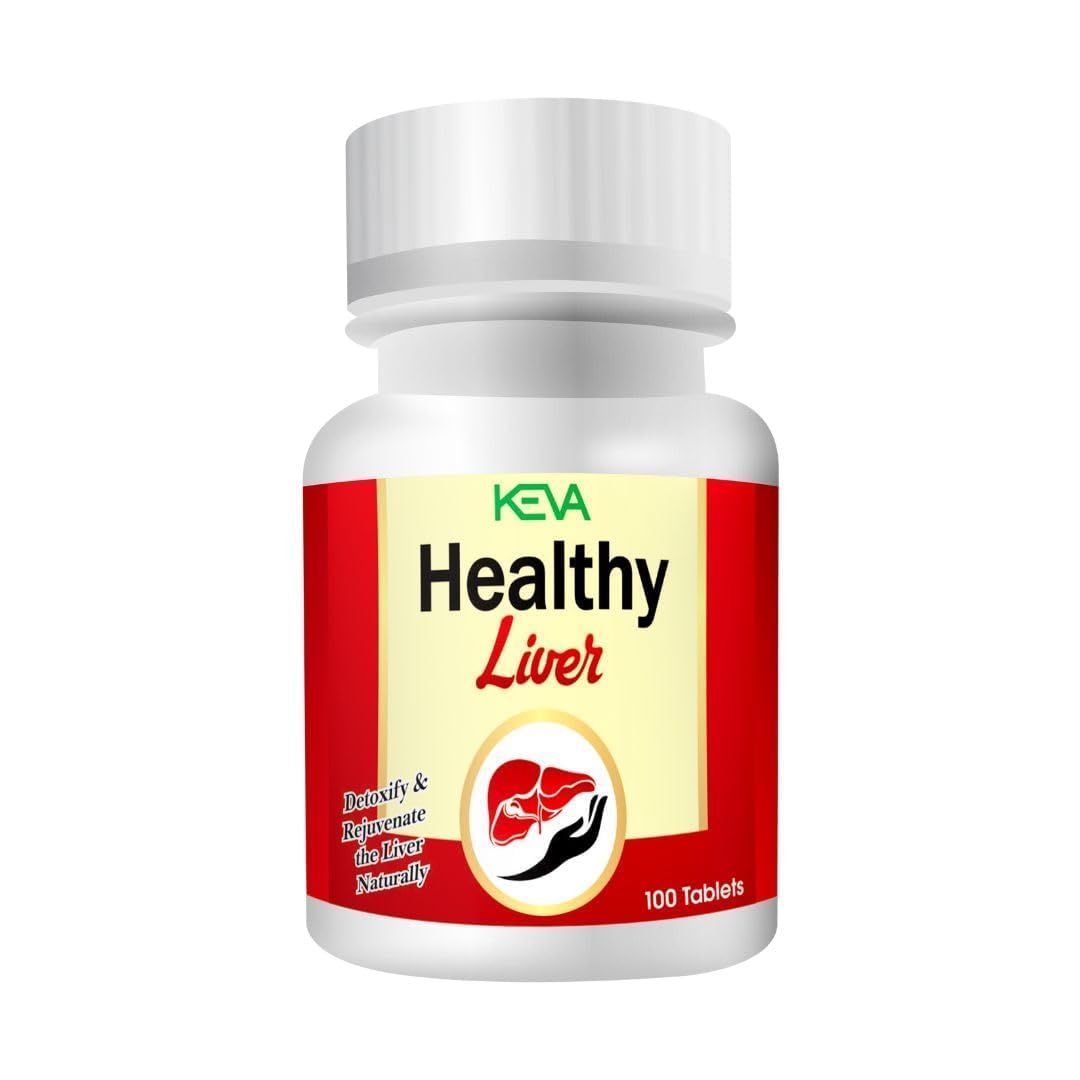 Keva Healthy Liver Tablet 500MG : Helps Protect the Liver (Pack Of 2 (200 Tablets))