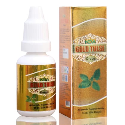 Keva Gold Tulsi Drops -15 ml with 2X Immunity, Experience the magic of multiple benefits of Tulsi (Pack Of 4 (60ml))