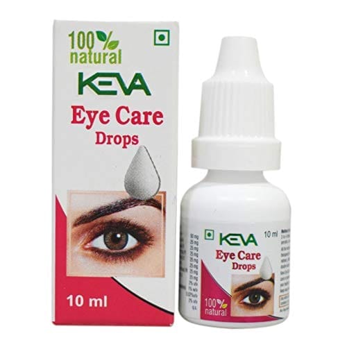 KEVA Eye Care Drops | An Ayurvedic Product Formulated With Natural Ingredients For Moisturizing, Cleansing And Rejuvenating The Eyes (Pack of 4))