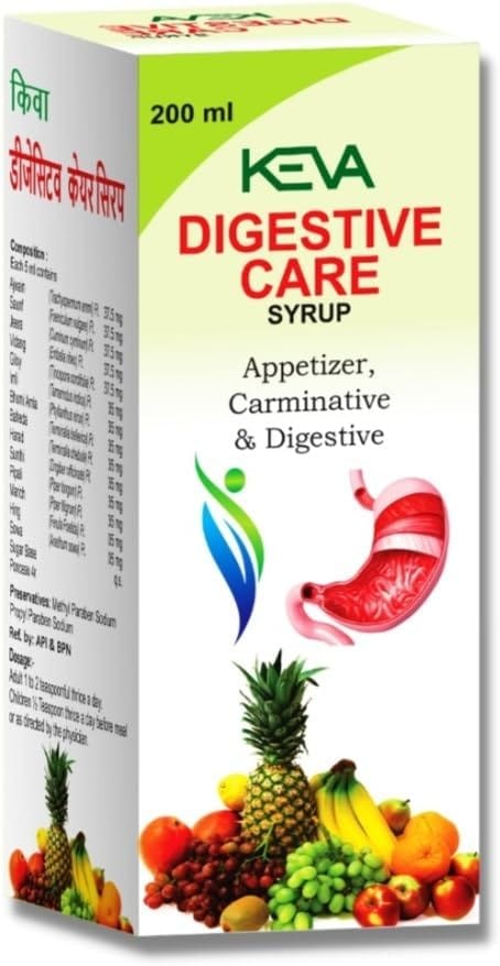 Keva Digestive Care Syrup herbal product for proper & incomplete digestion 200 ml