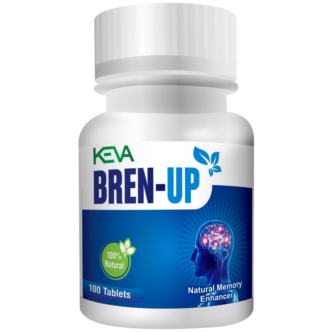 Keva Bren up Tablet | Brain Health | Focus Grow | 100 Tablets