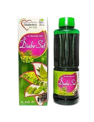 DR.DIABE-SET Neem, Karela and Jamun Juice for Diabetics (900 ml)