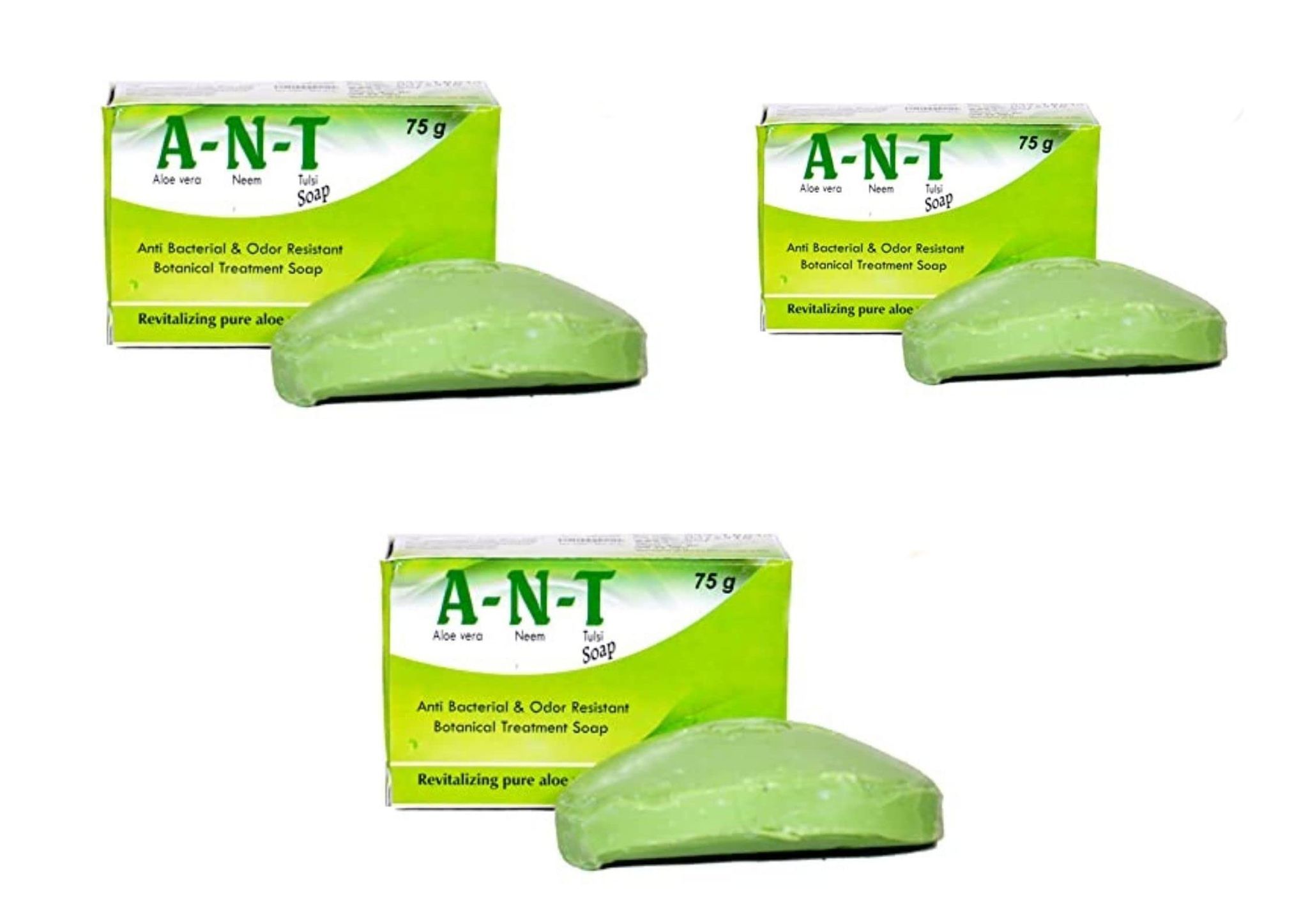 Pure Neem,Tulsi and Aloe Vera Soap PacK OF 3x75 gm