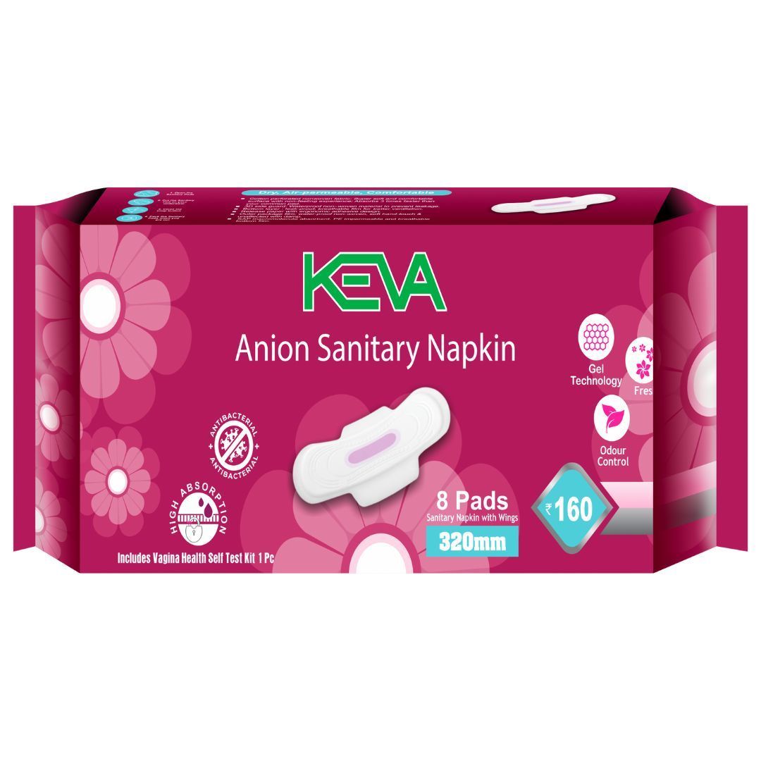 Keva Anion Sanitary Napkin 320mm (8 Pads)