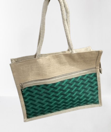 COLOURFUL HANDMADE JUTE BAG