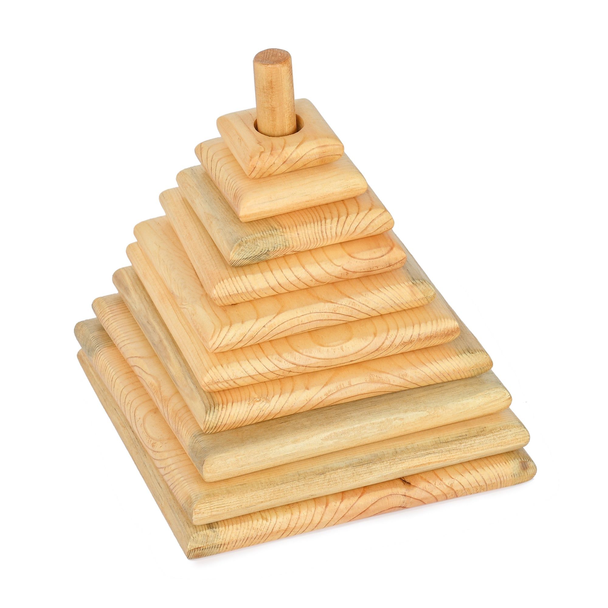 Montessori Wooden Tower Block Game