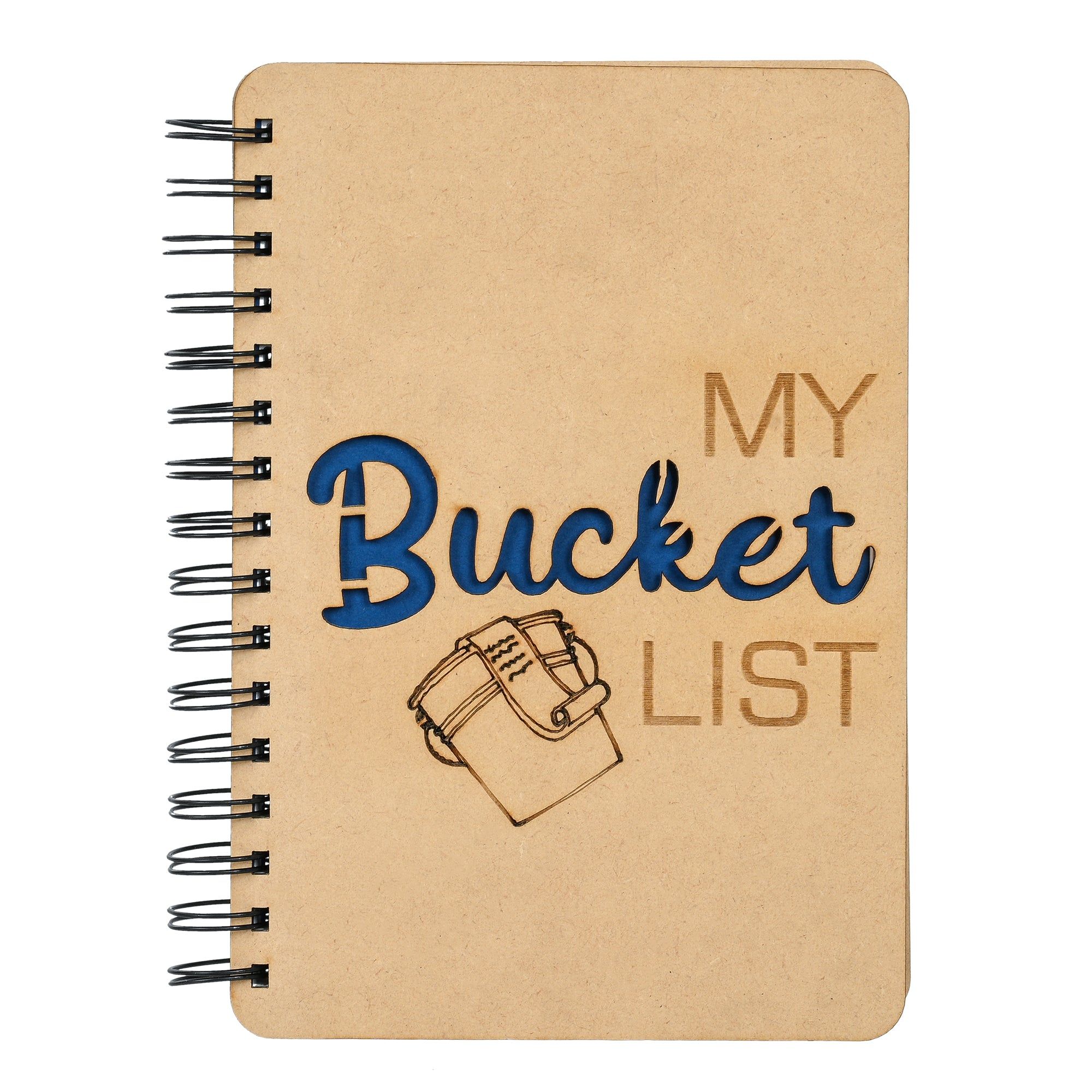 My Bucket List - Wooden Diary | Notebook