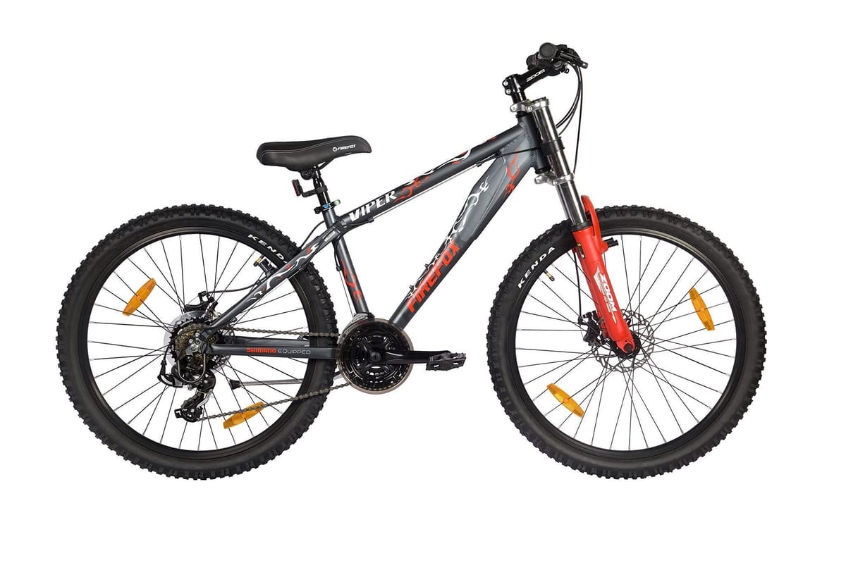 Firefox Bikes Unisex Viper 26T 21 Aluminum Alloy Speed MTB Mountain Commuting Bike Cycle 15 inch Matt Grey 98 Assembled Cycle