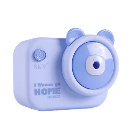 KTRS ENTERPRISE Plastic Cute Cartoon Bear Camera Shaped Manual Color Pencils/Pencil Sharpener, Table Sharpener Machine School Stationary Gift for Kids Dust Compartment (Pack of 1, Random Colour)