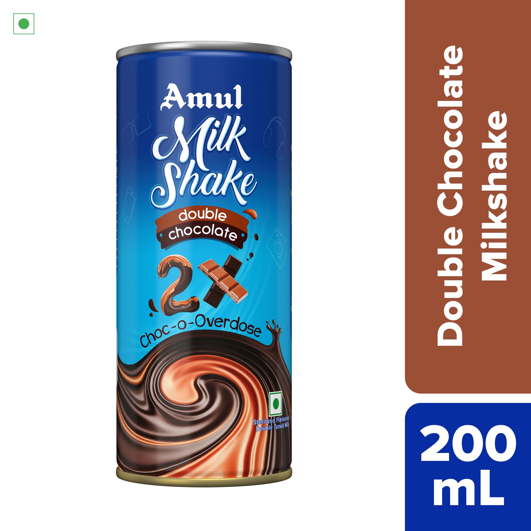 Amul Milkshake Double Chocolate