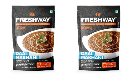 Freshway Daal Makhani Combo Pack of 2 Premium Ready-to-Eat Mix