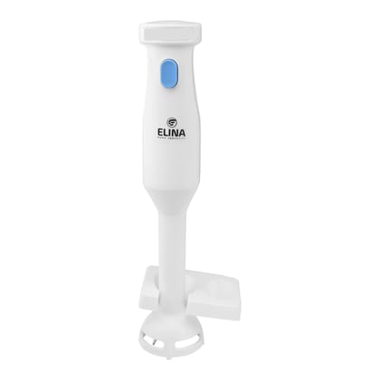 Elina 250W Hand Blender | Stainless Steel Blades | Easy to Clean and Store | Low Noise Operation | White