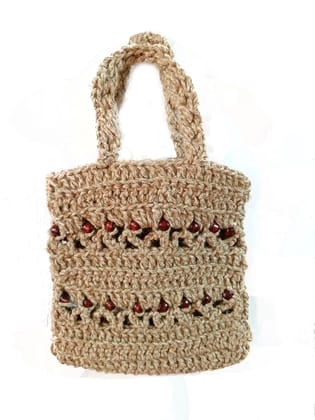 Square Jute Bags Satchel