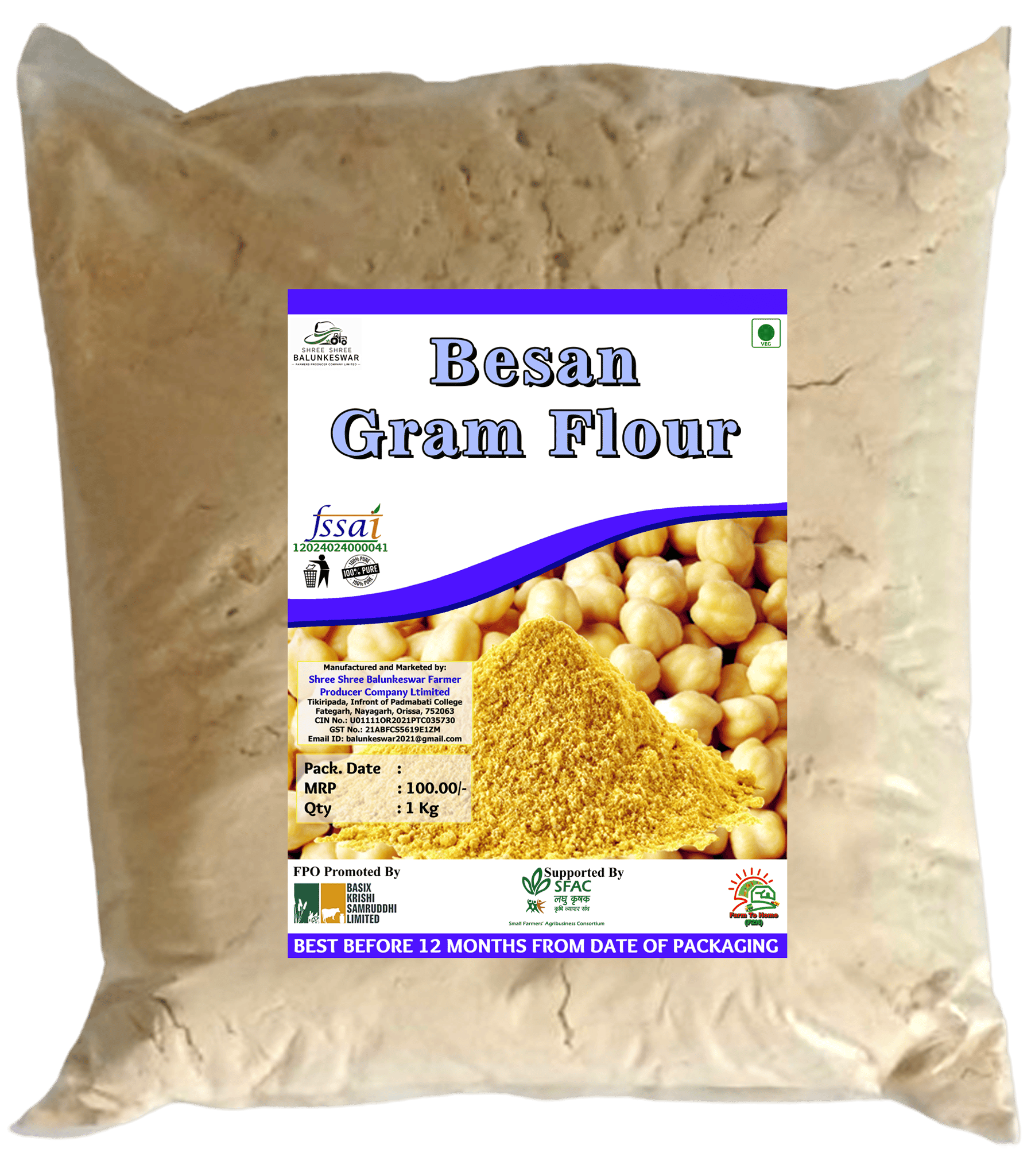 Gram flour | Gram Besan | 1 Kg