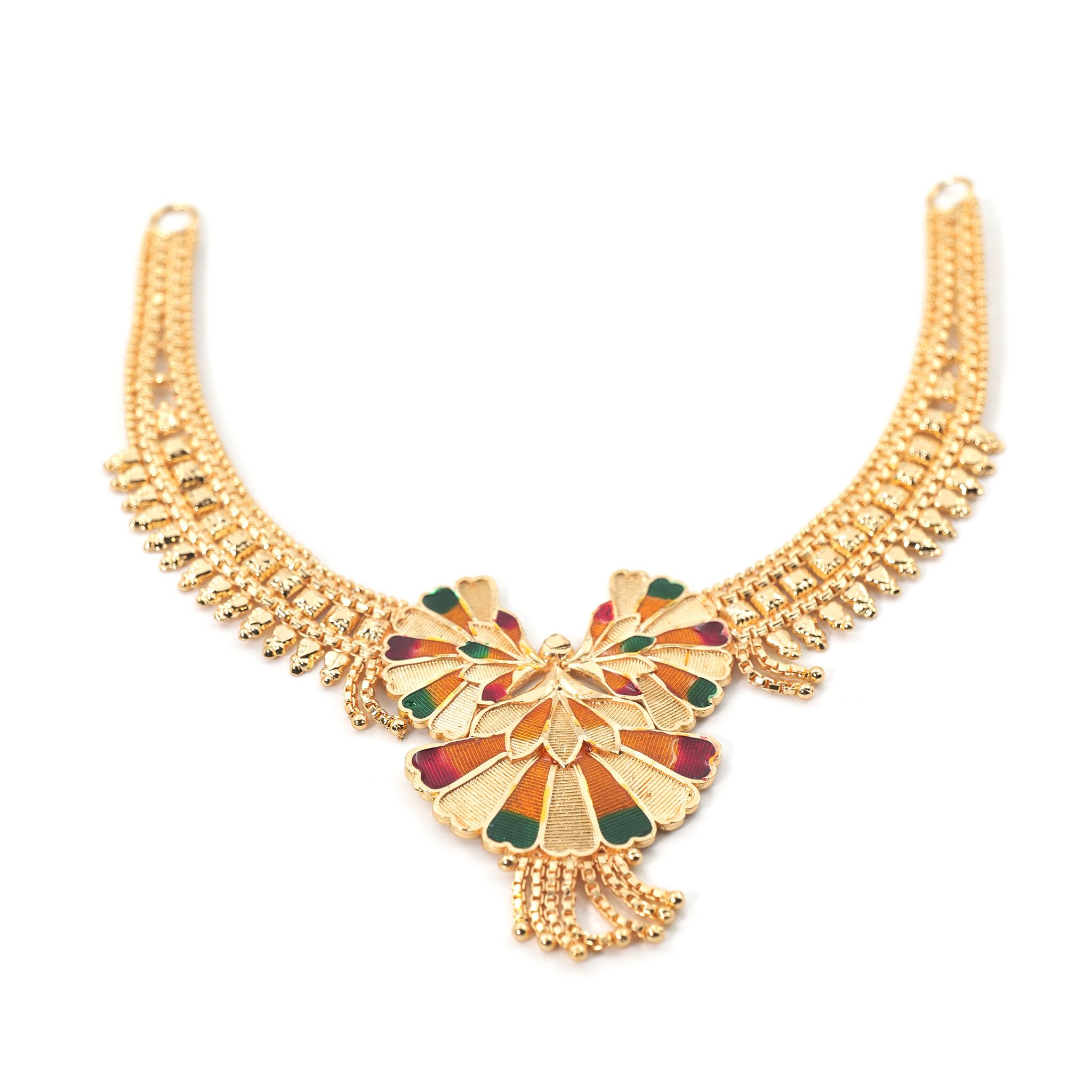 Gold Plated Necklace Set For Women