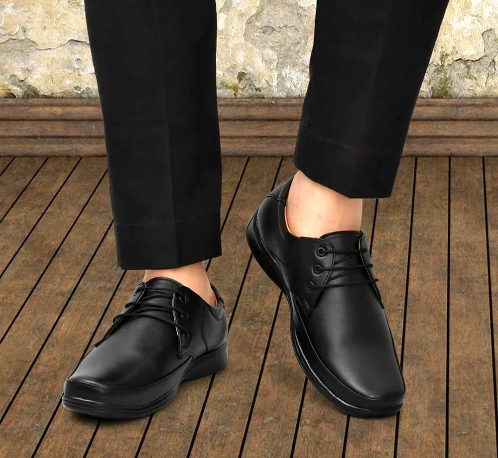 WUGO::Latest Stylish Men Formal Shoes|Black Derby Shoes|Office Shoes For Men's & Boys (Free Home Delivery)