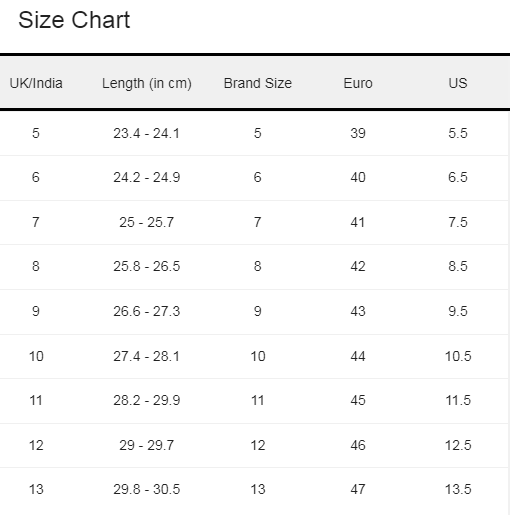 Size Guide