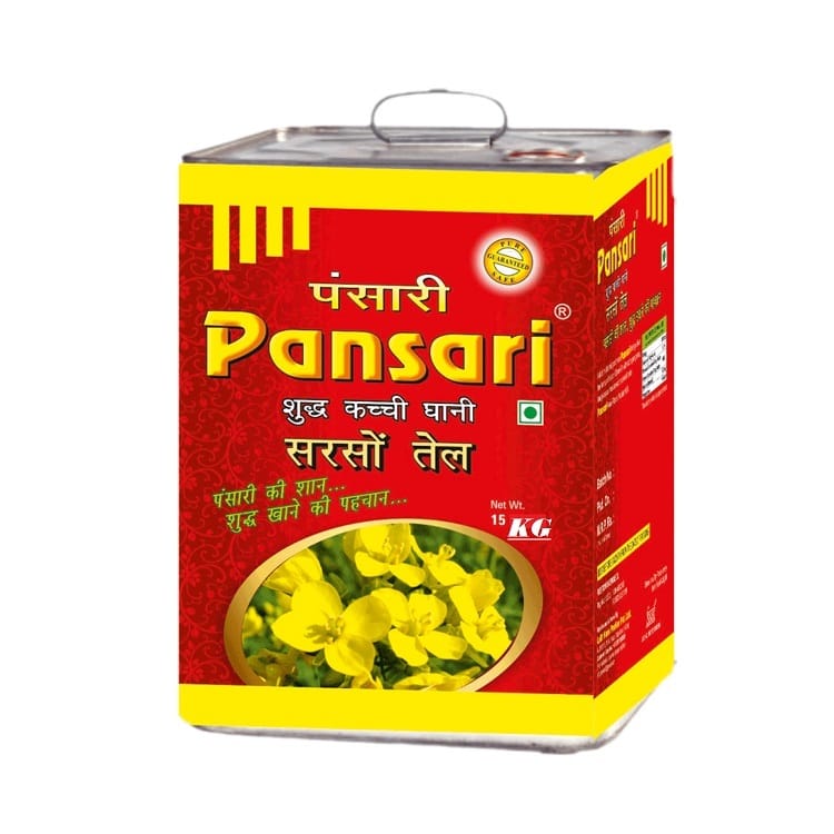 Pansari Kacchi Ghani Mustard Oil